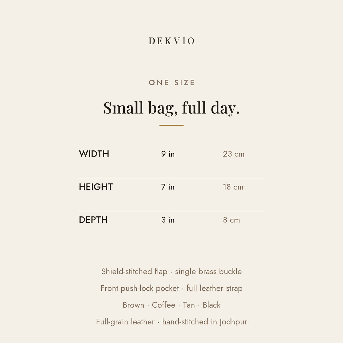 DEKVIO 9" Full-Grain Leather Small Crossbody Saddle Bag for Women