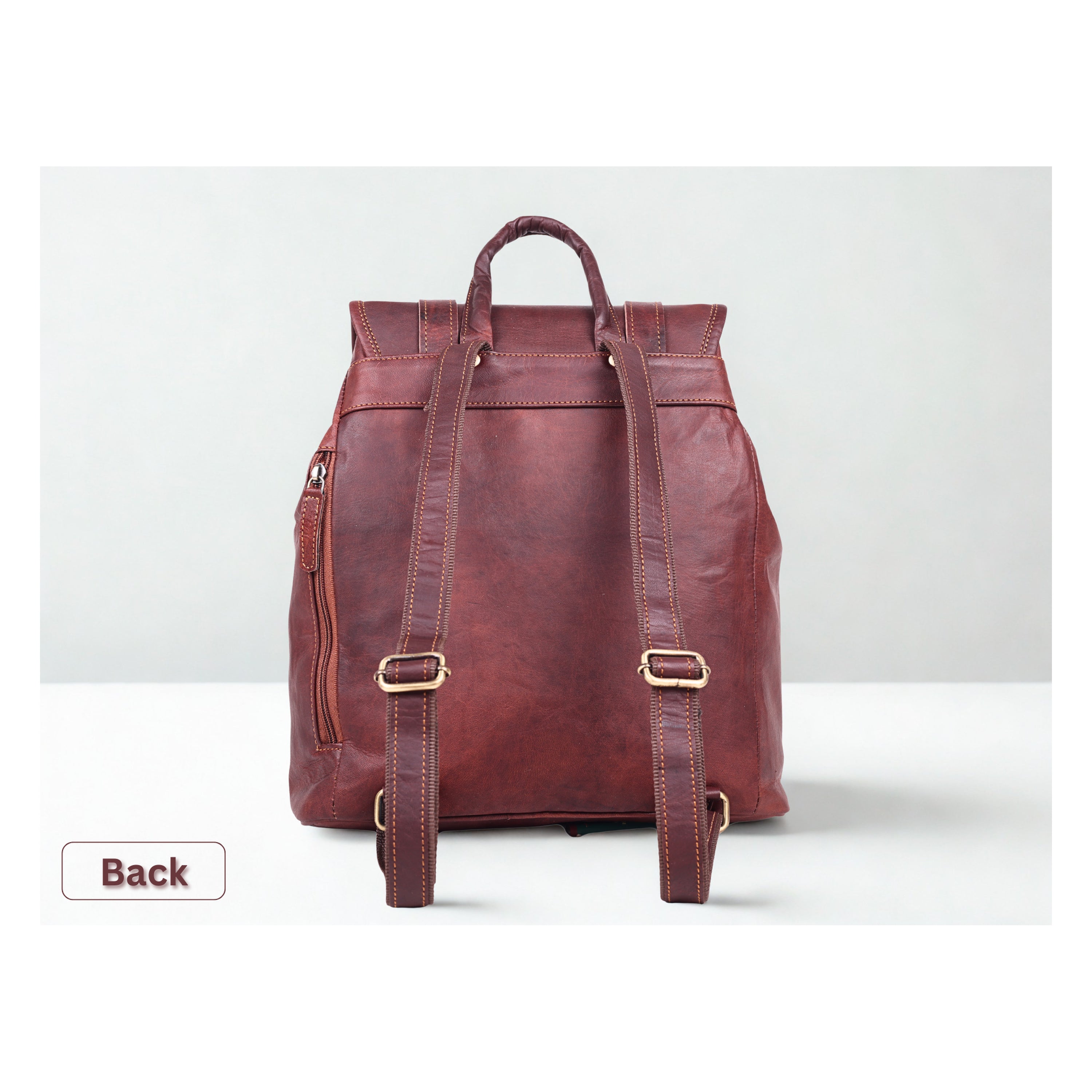 DEKVIO 17" Large Handcrafted Genuine Leather Backpack | Explorer Laptop Rucksack for Men & Women | Travel, Work & College | Brown, Coffee, Tan, Black