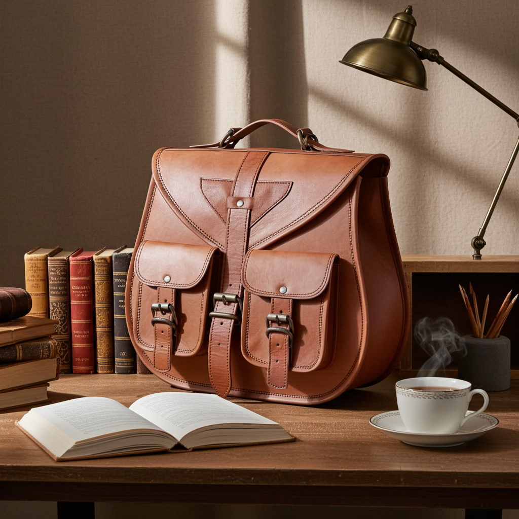 DEKVIO large leather crossbody handbag purse for women — product photo 18